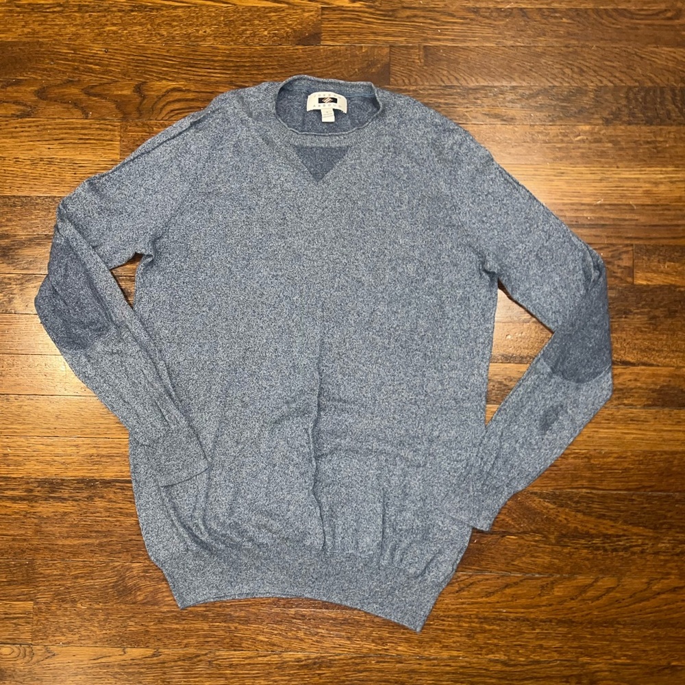 Men’s Blue Joseph Abboud Crewneck Sweater in Size Small